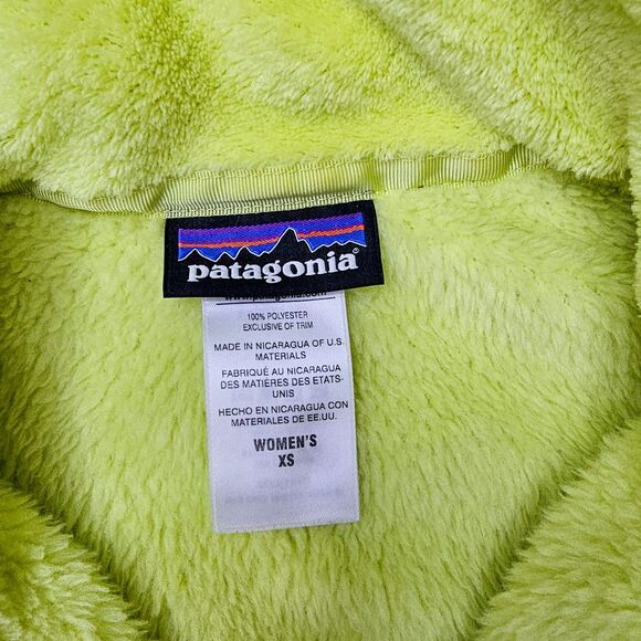 Patagonia Retool Snap T Neon Yellow Fleece Pull Over Size XS - Picture 7 of 11
